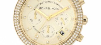 Michael Kors Ladies Gold Chronograph Watch