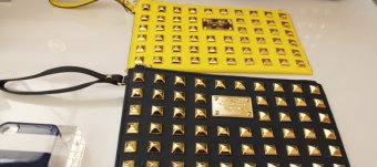Michael Kors Studded Clutch